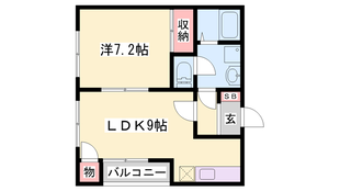 中八木駅 徒歩16分 1階の物件間取画像